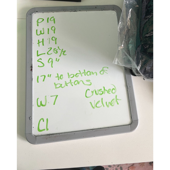 Impressions of California black crushed velvet longline vest shell buttons Small - Picture 8 of 8